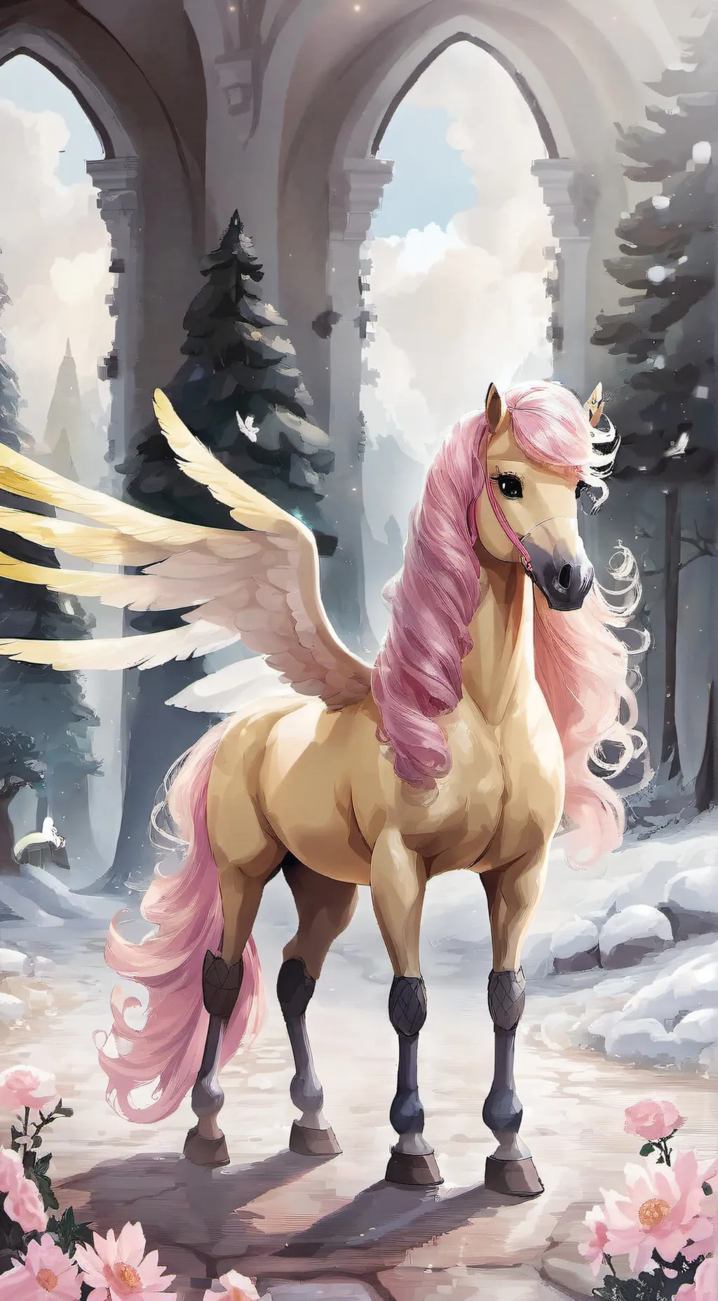 ai character: Fluttershy background