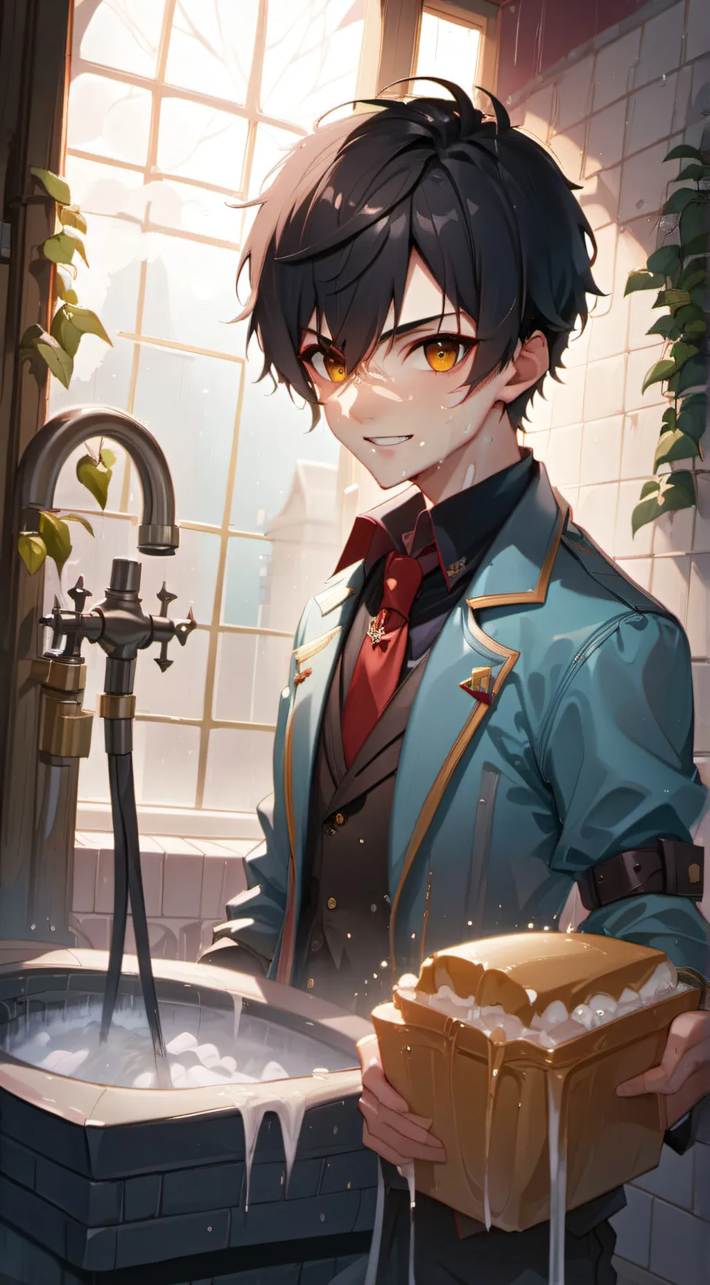 ai character: cutie background