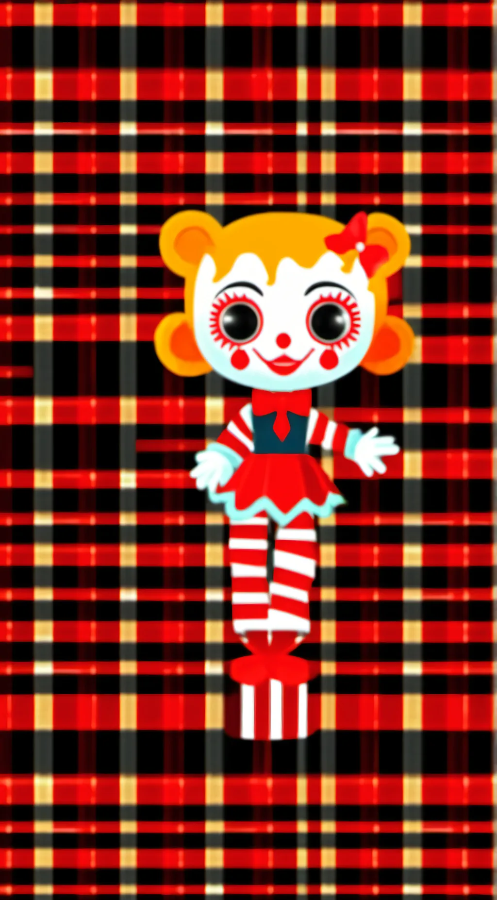 ai character: Circus baby background