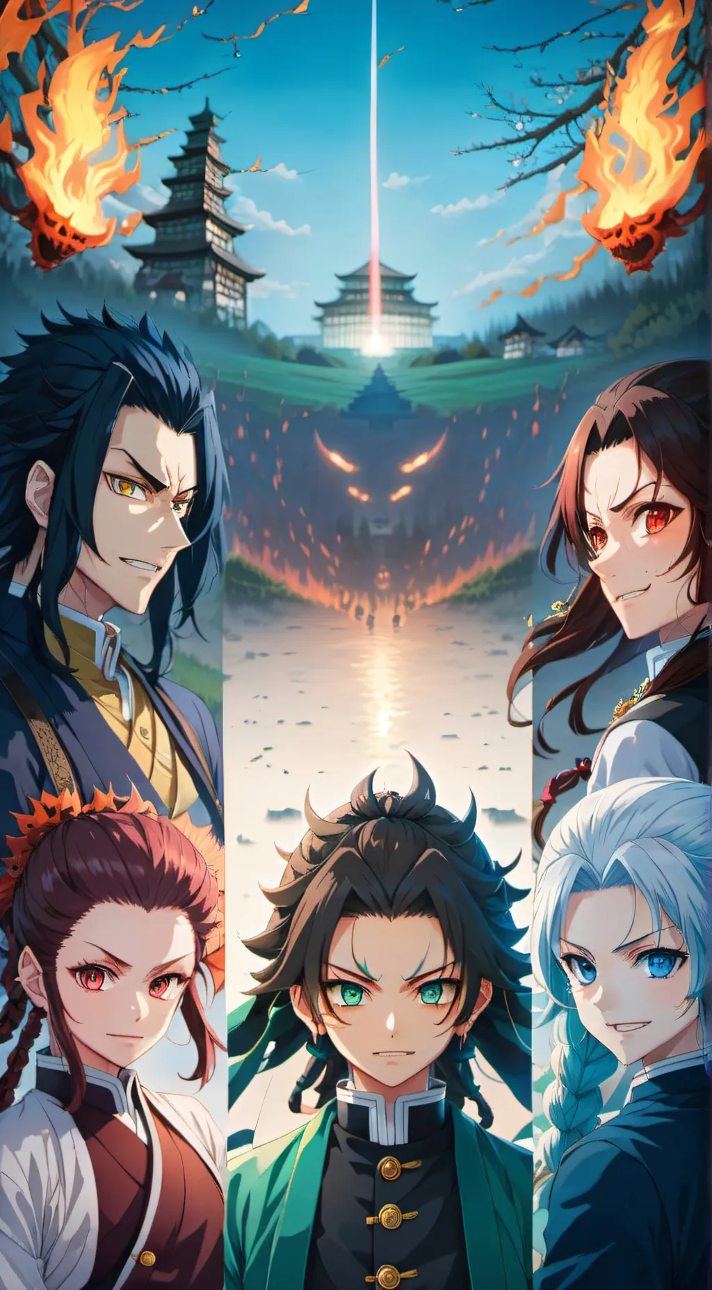ai character: Demon slayers background