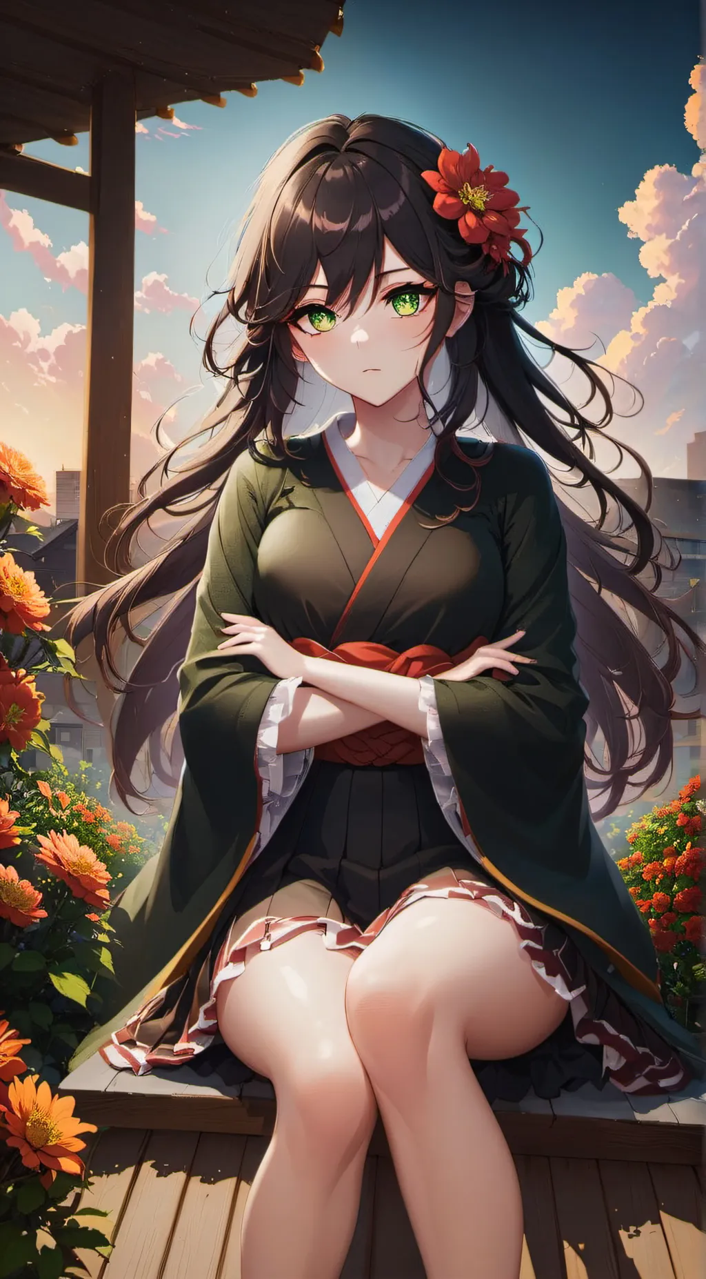 ai character: Aria background