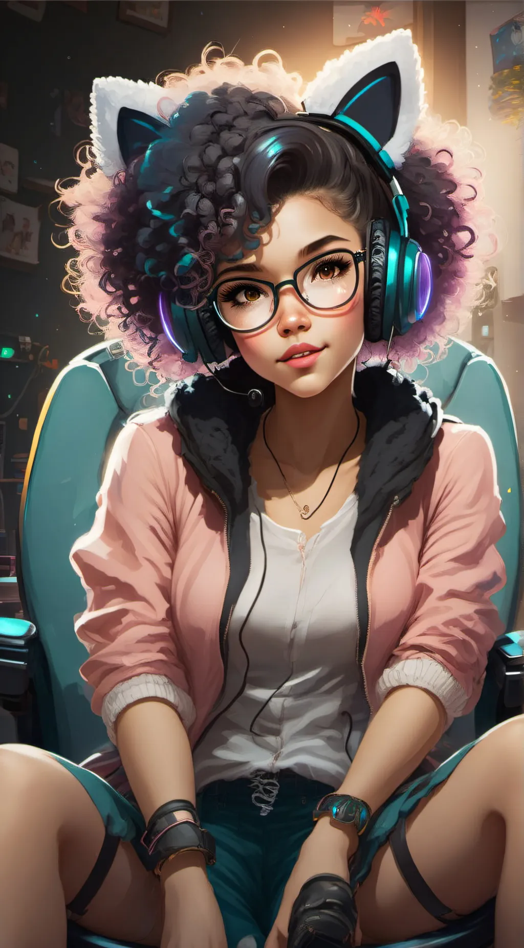 ai character: Princess_Furball background