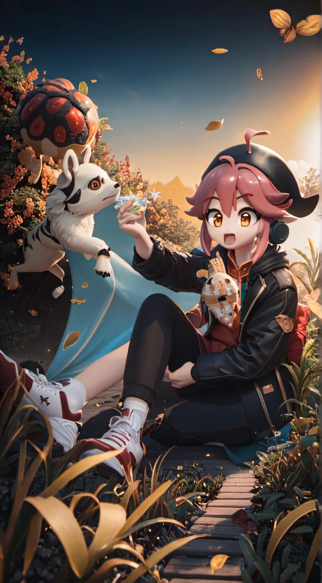 ai character: kc background