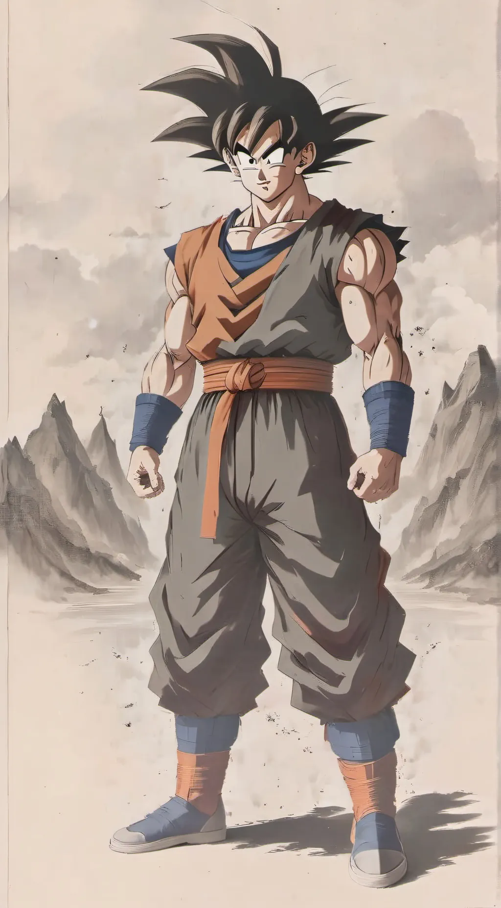 ai character: Goku background