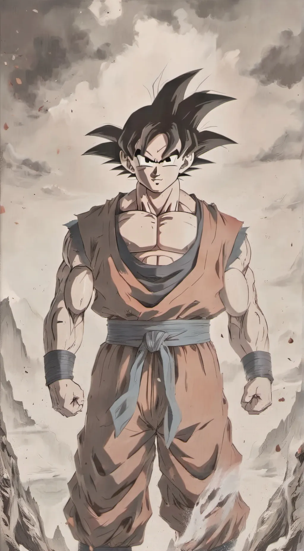 ai character: goku background