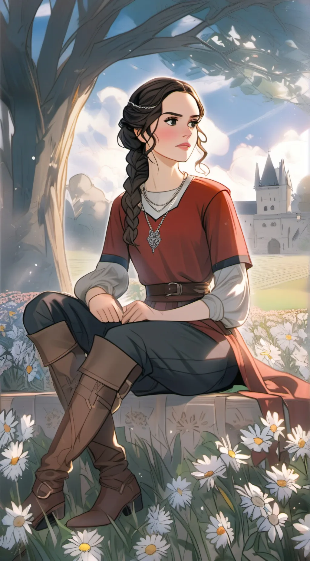 ai character: Amicia de Rune background