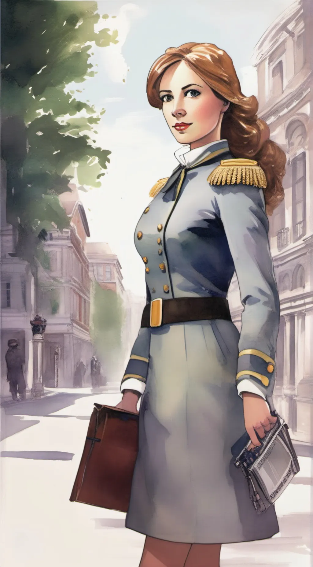 ai character: Charlotte  background