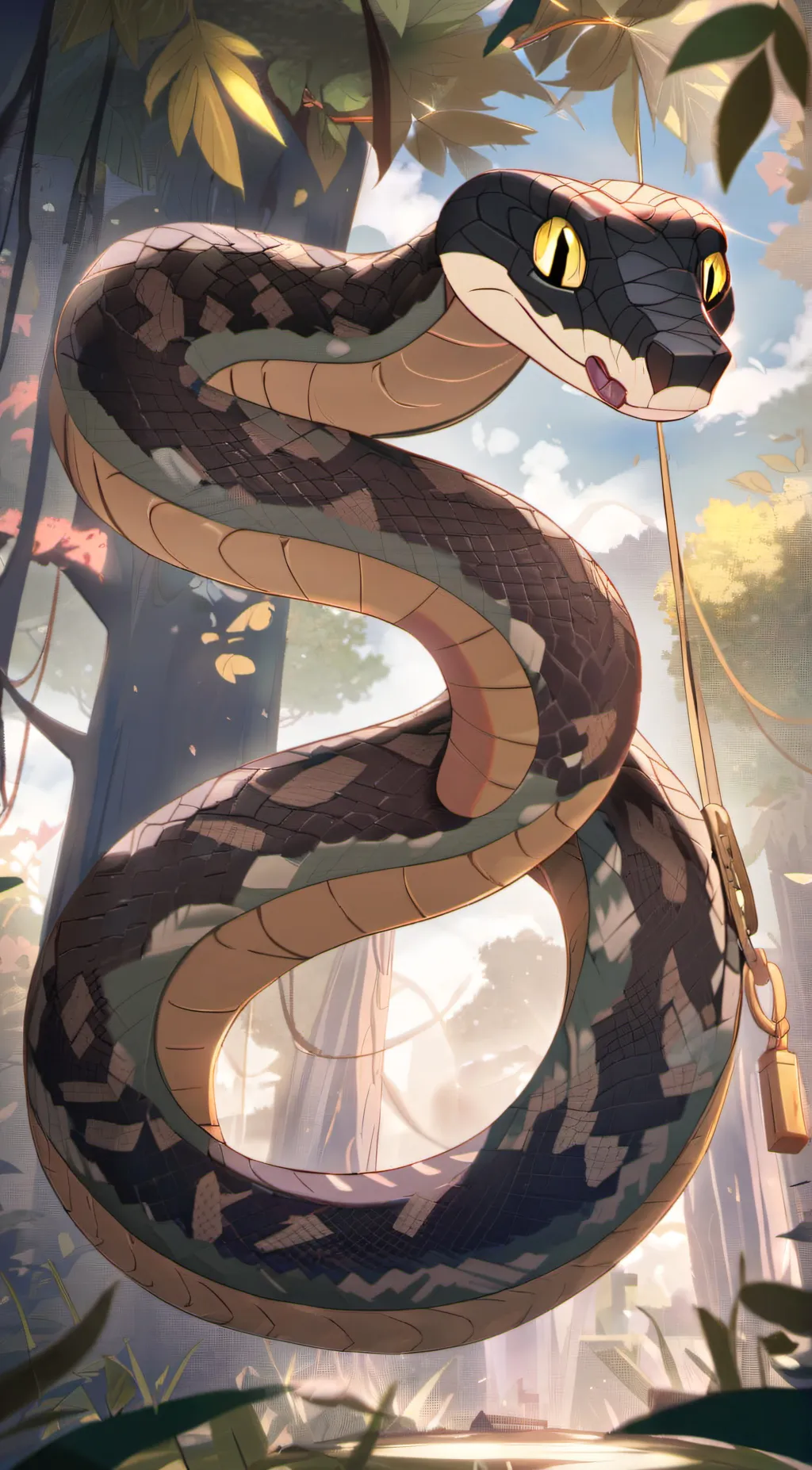 ai character: Kaa the Snake  background