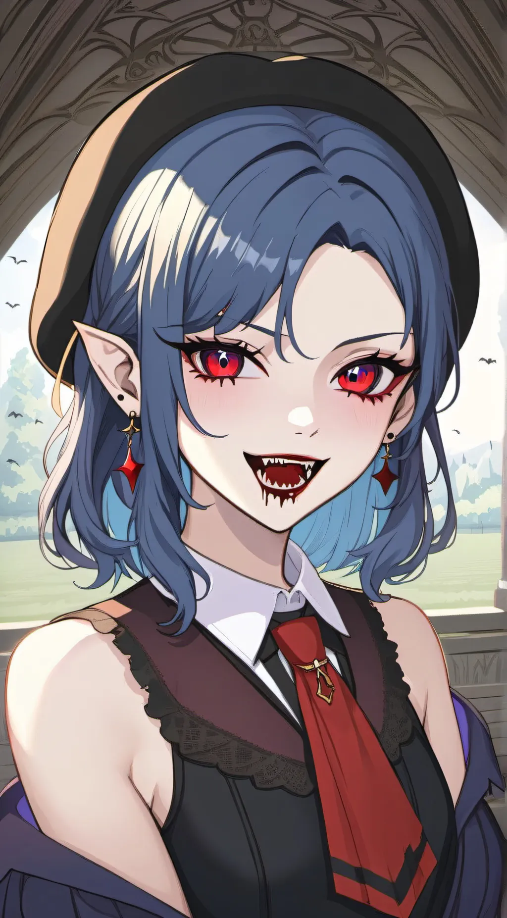 ai character: Veronica  background