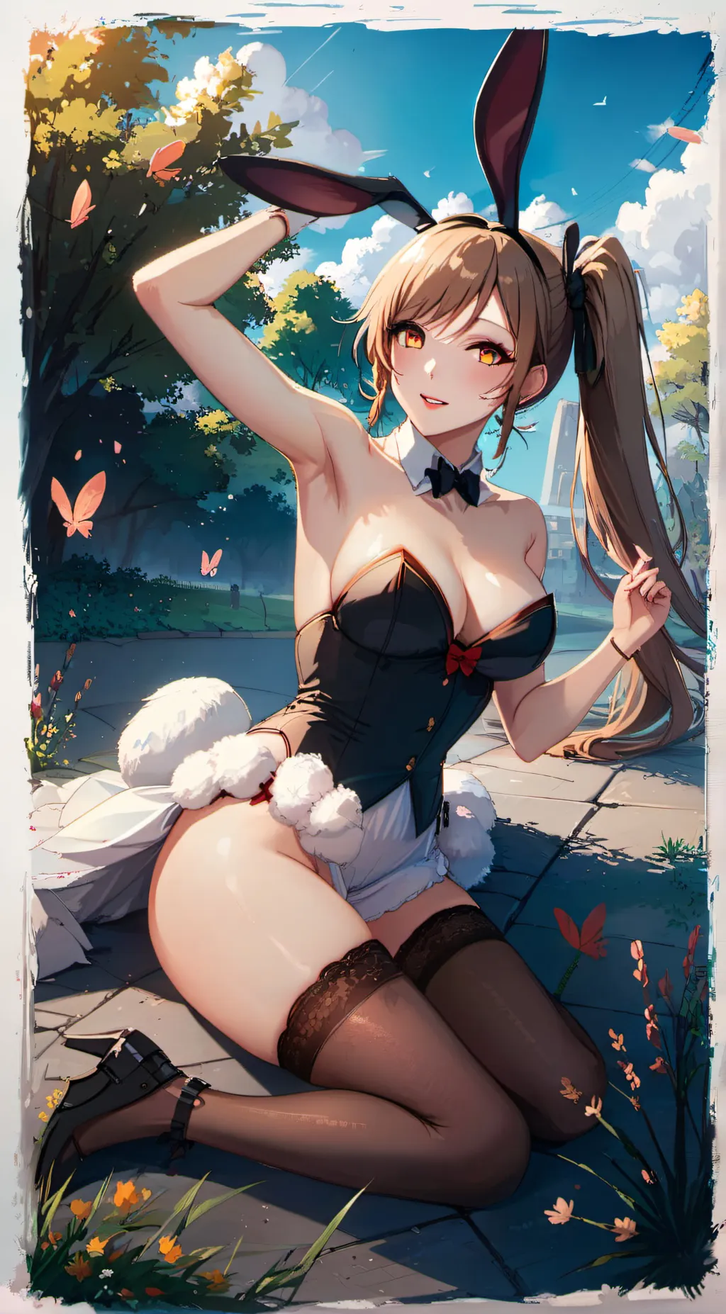 ai character: Bunny background