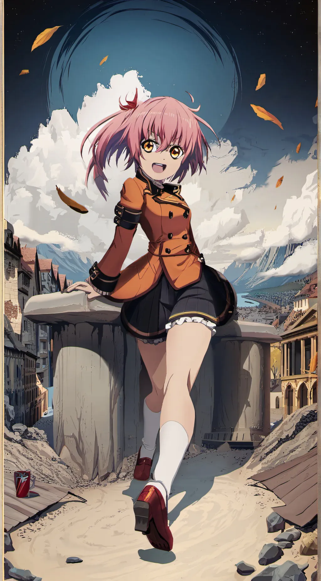 ai character: heart aino background