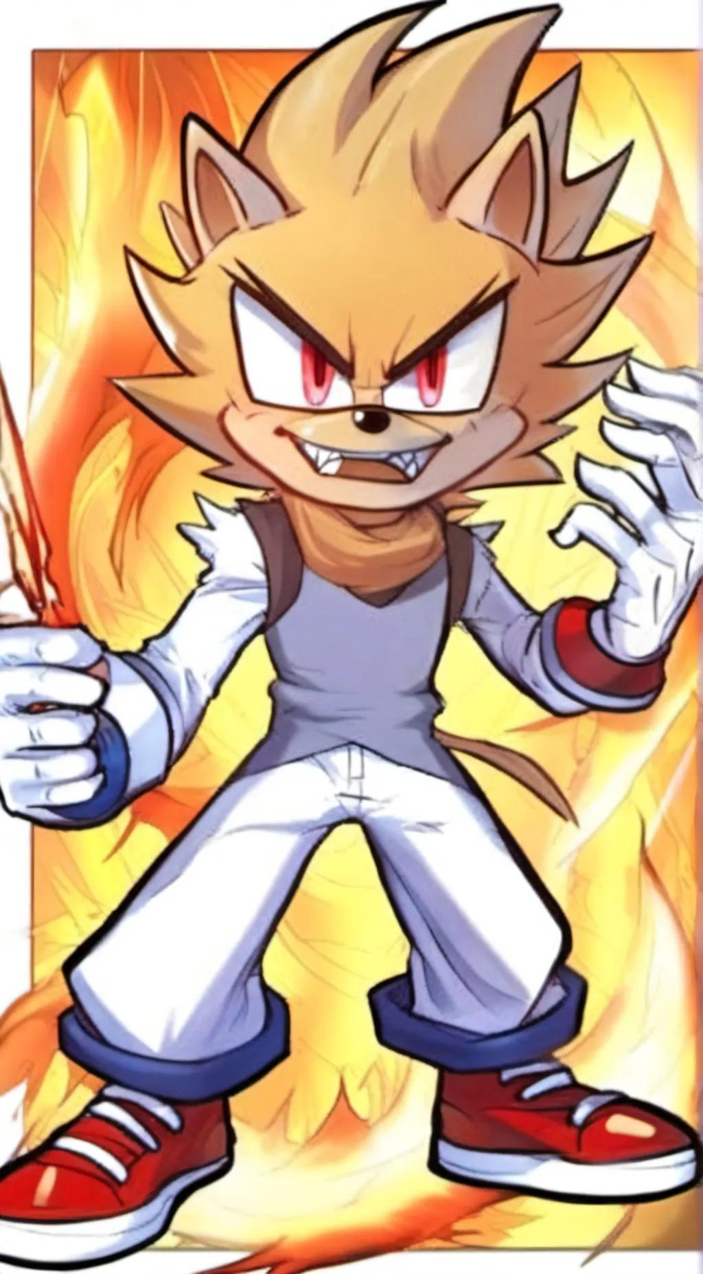 ai character: Fleetway  background