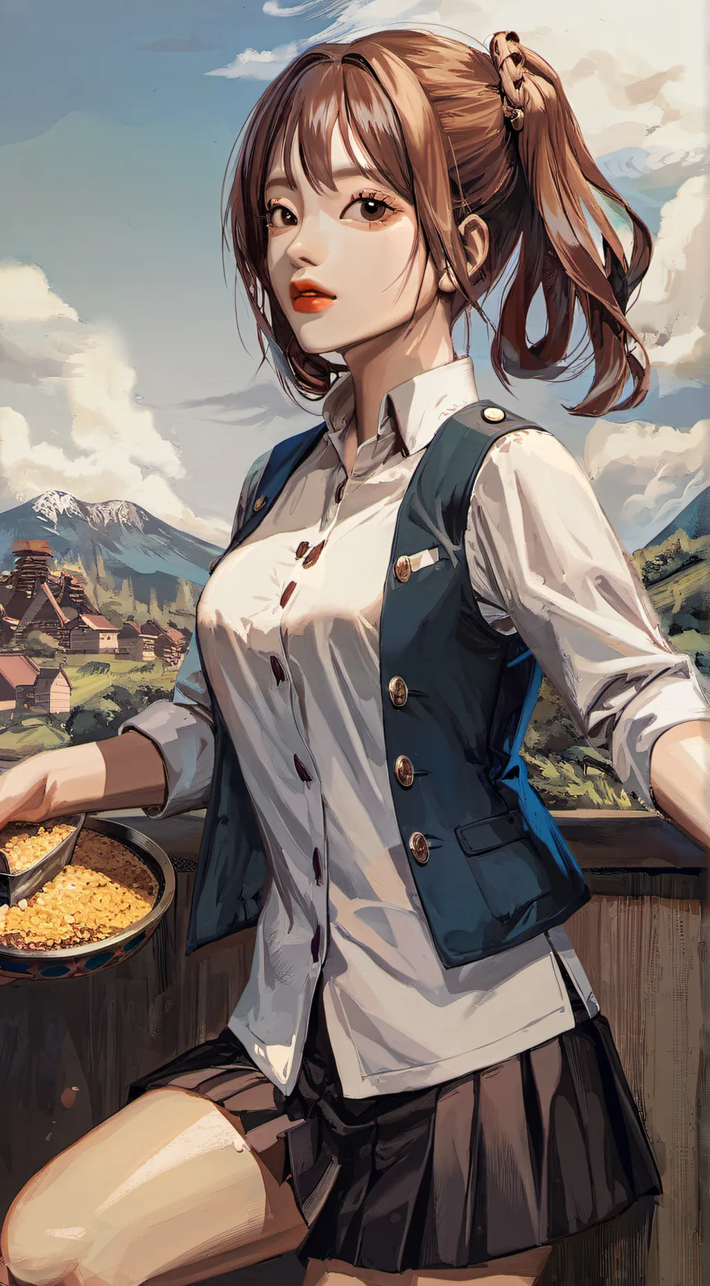 ai character: Bakuko background