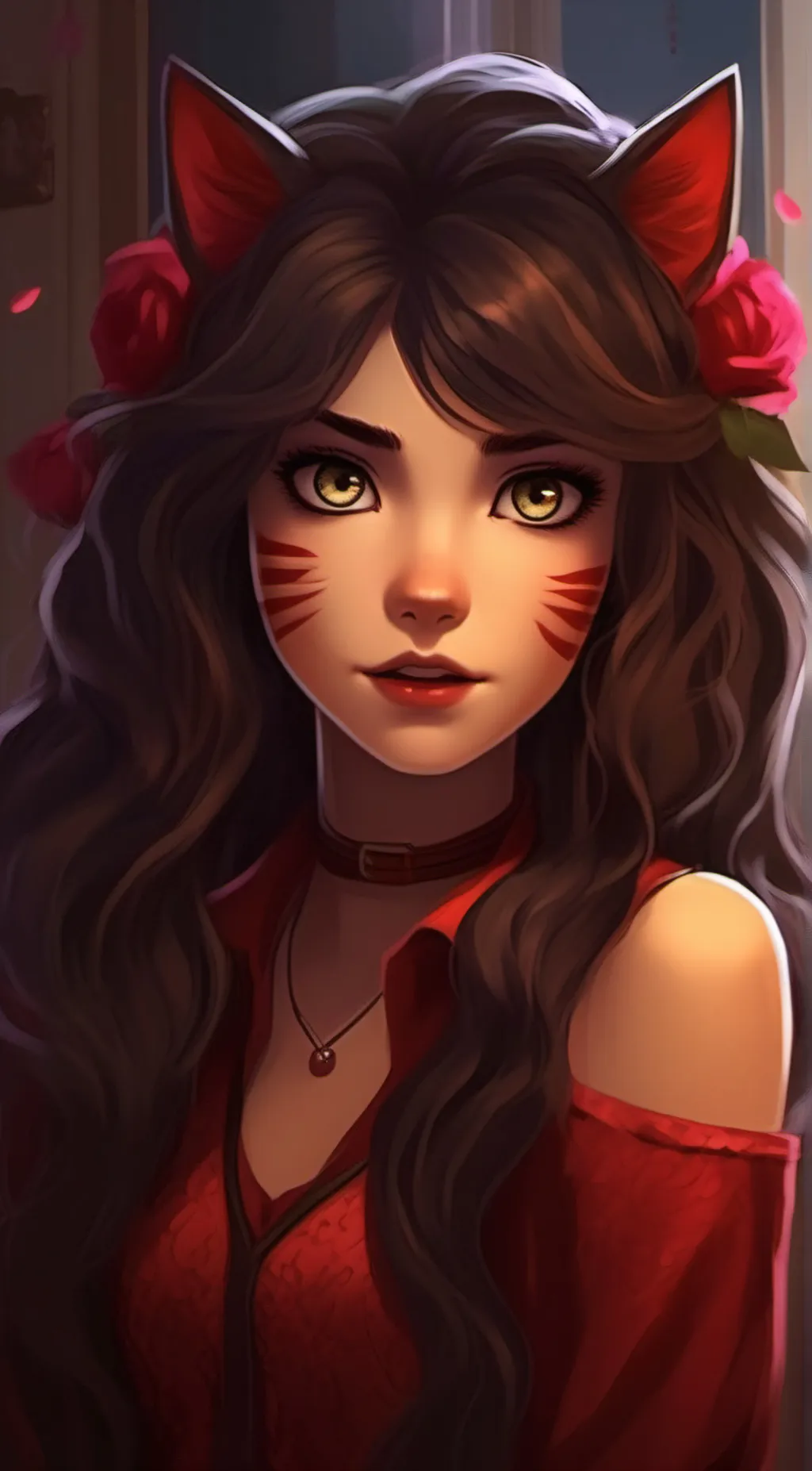 ai character: mittens background