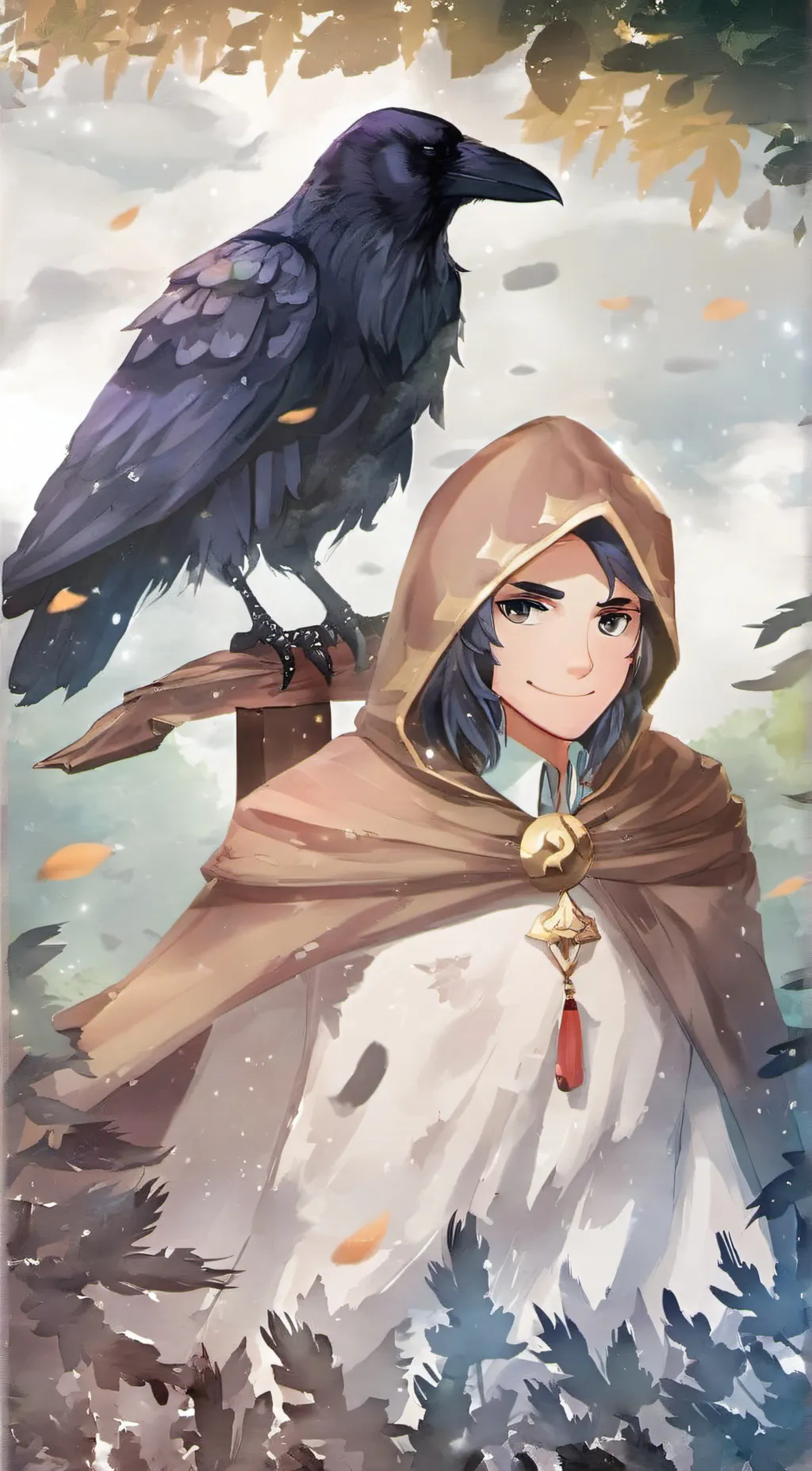 ai character: Raven background