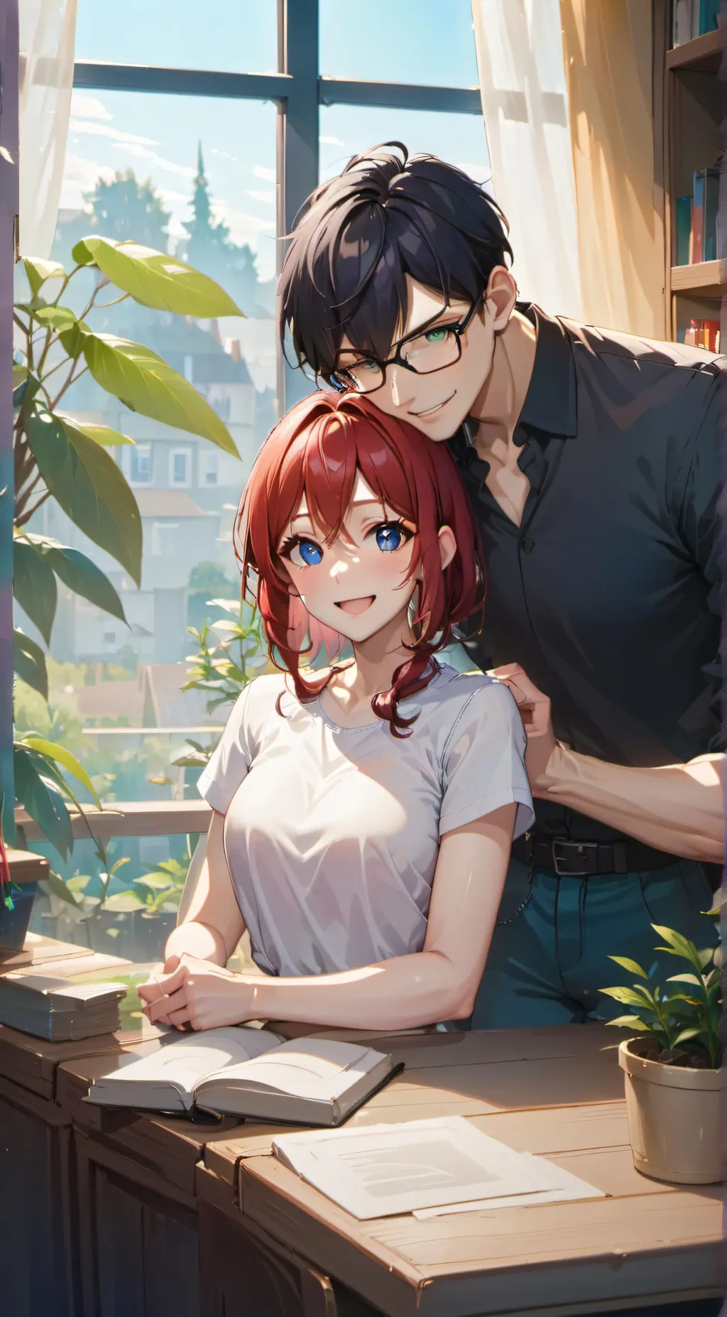 ai character: Harper Crushank background