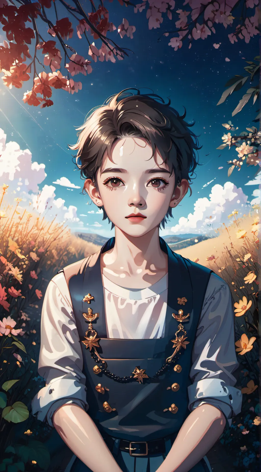 ai character: Nathaniel  background