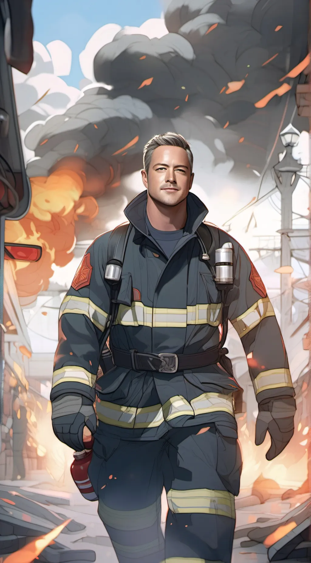 ai character: Kelly Severeid background