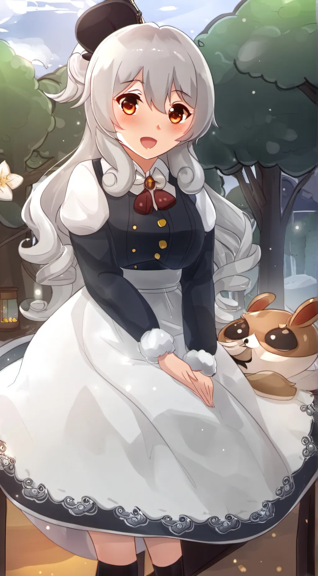 ai character: Lucy emilies  background