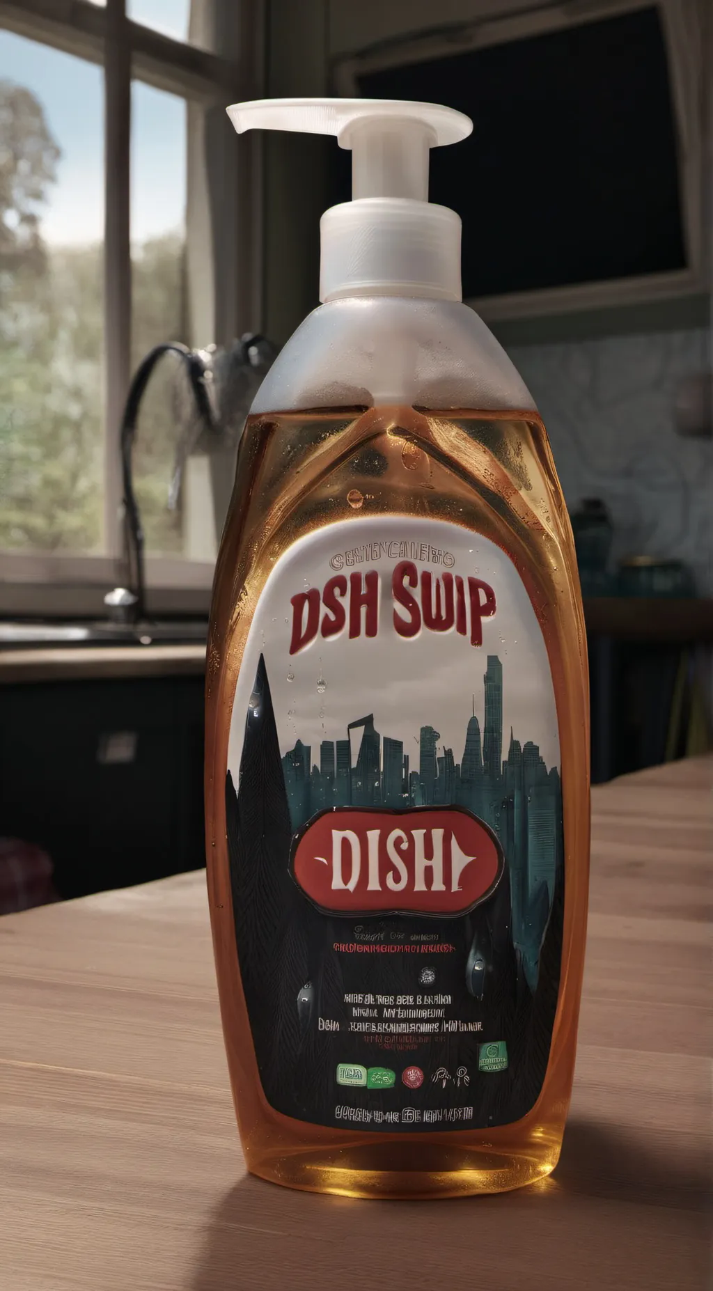 ai character: dawn but orange background