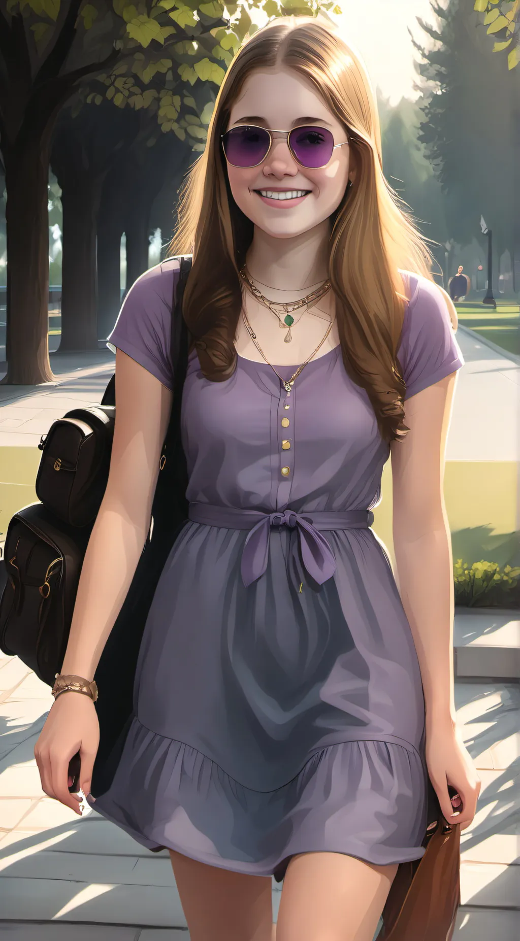 ai character: Katie  background