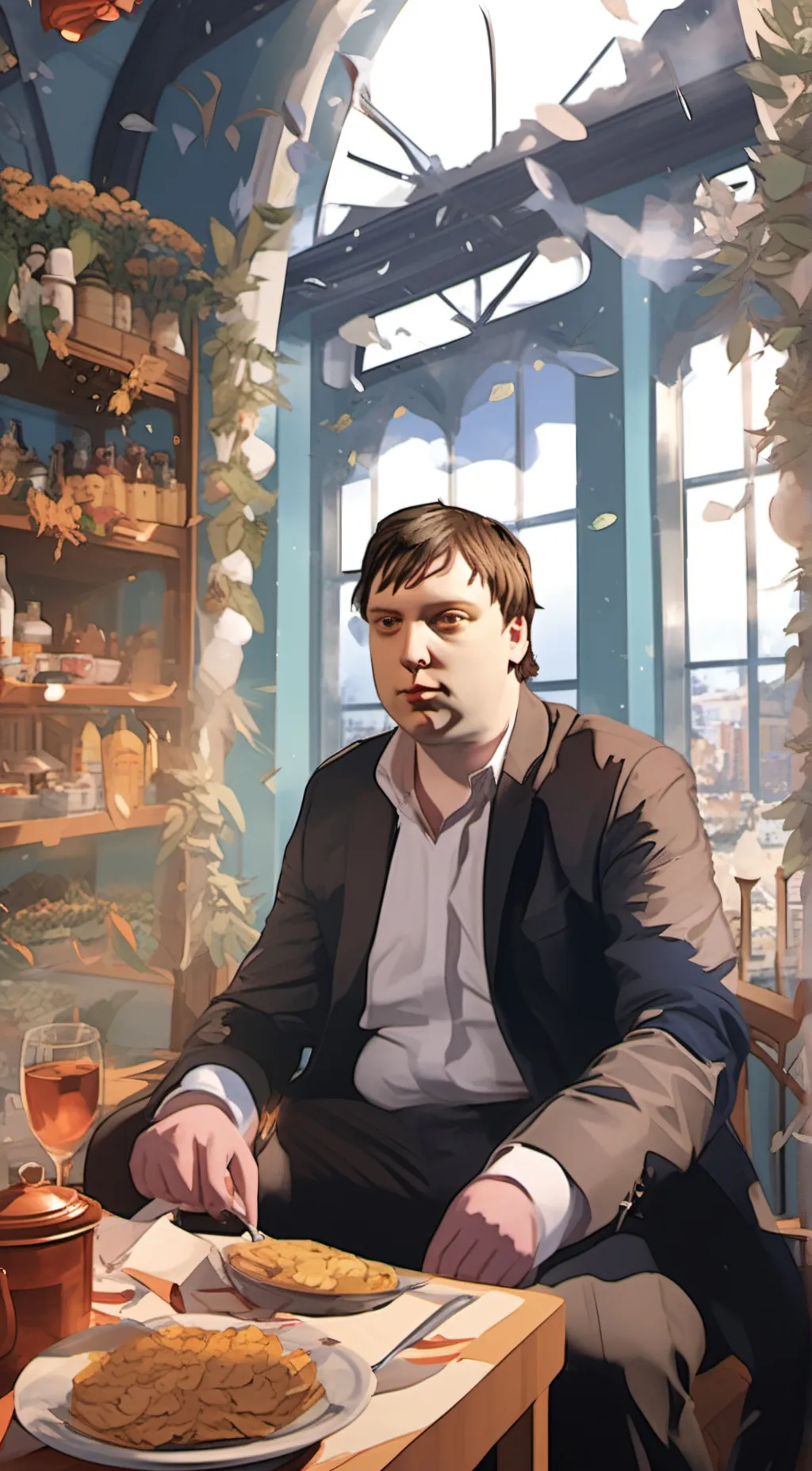 ai character: Steven Formill background