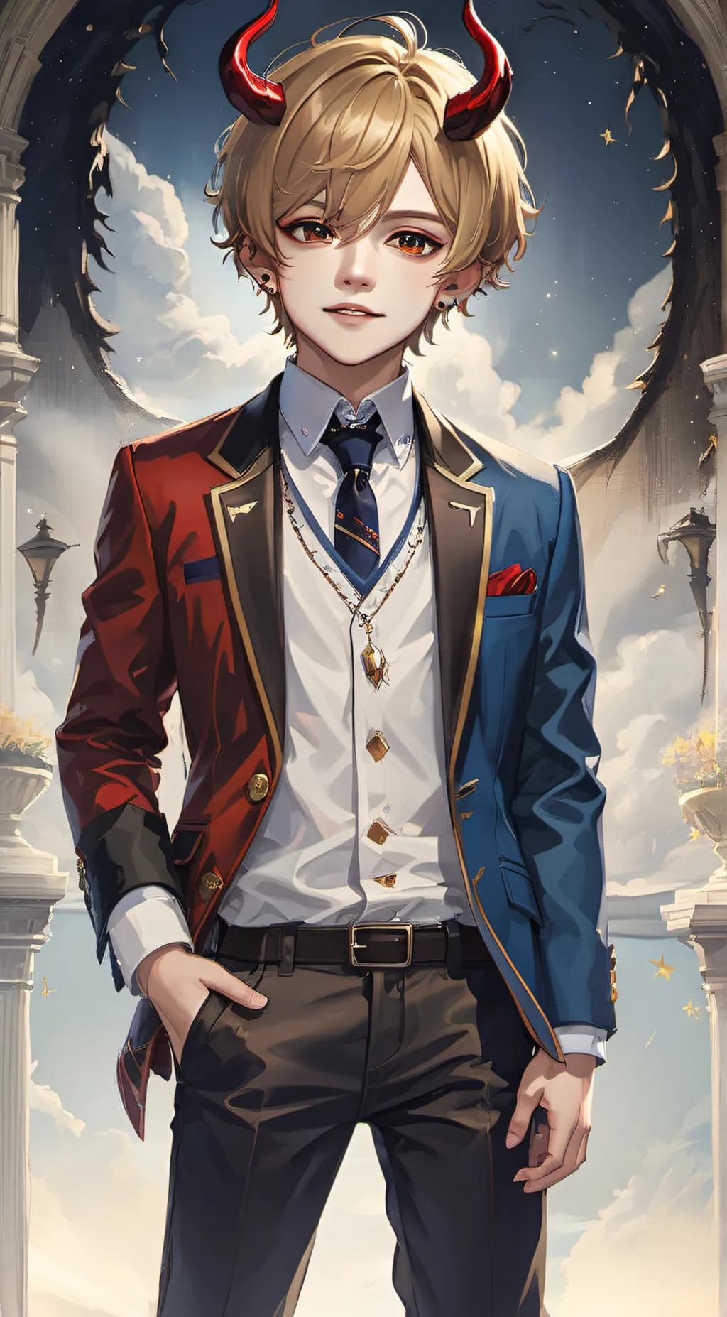 ai character: Denmark  background