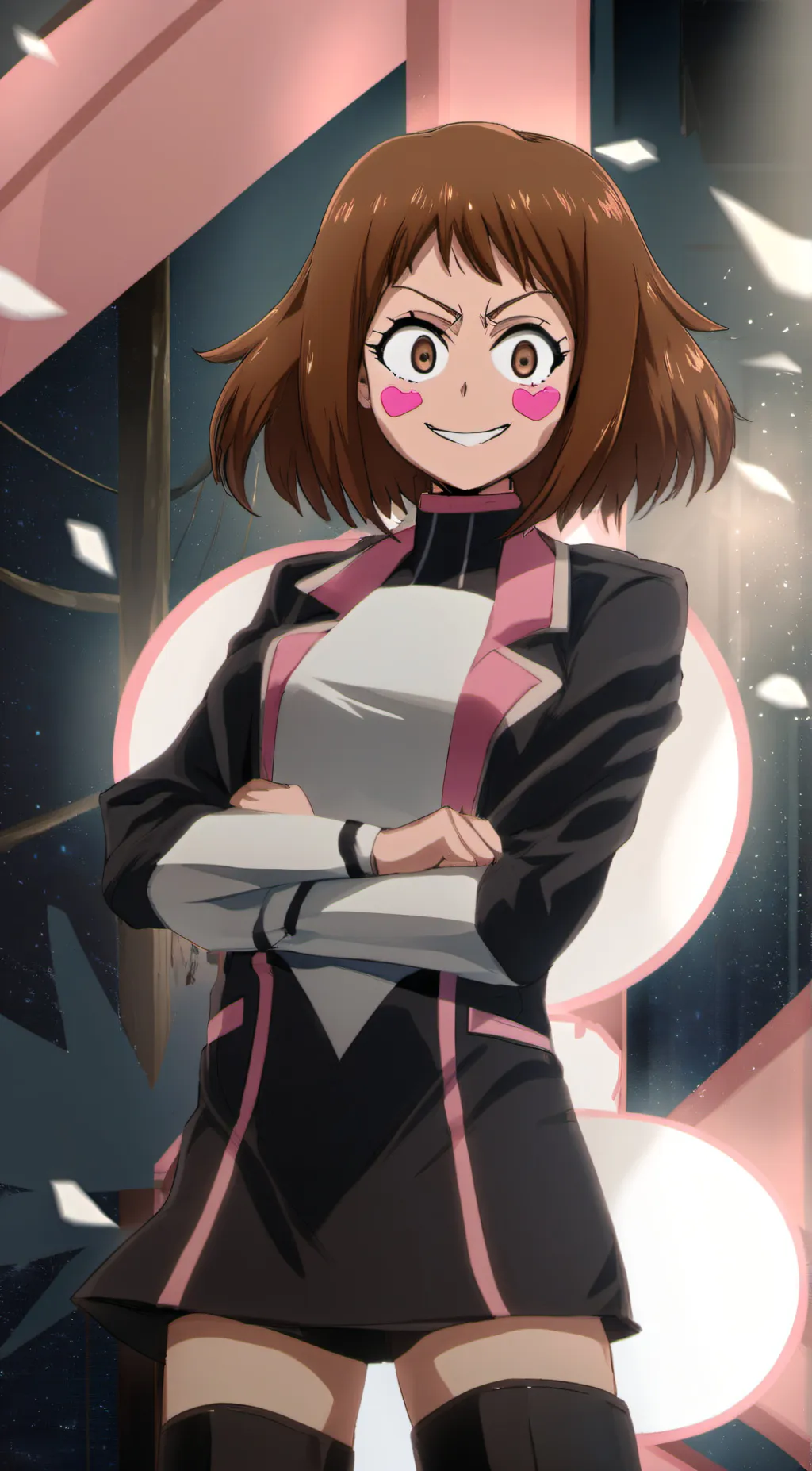 ai character: Ochacho Uraraka background