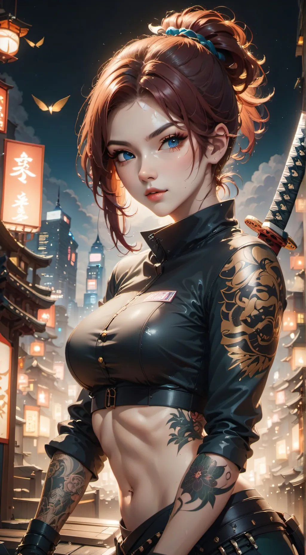 ai character: Aria background