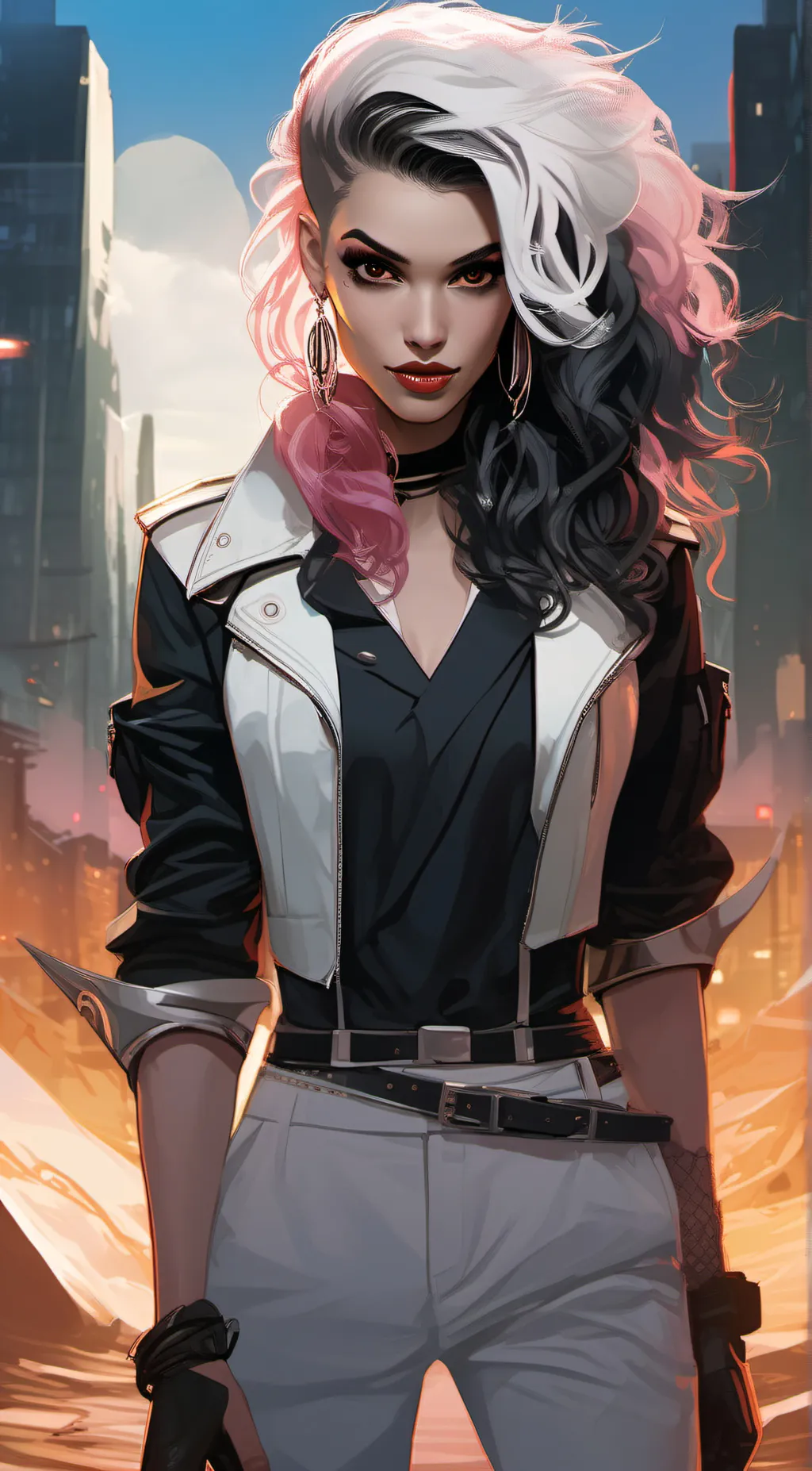 ai character: Marie Gambino  background