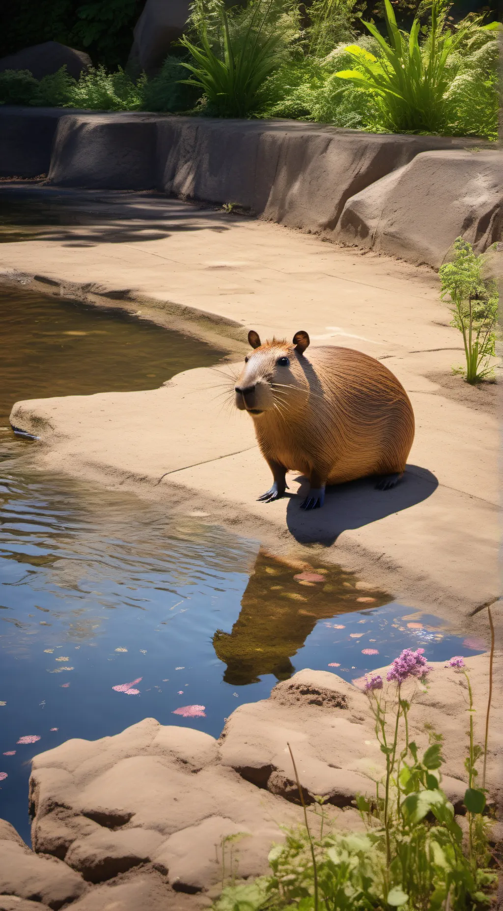 ai character: Capybara background