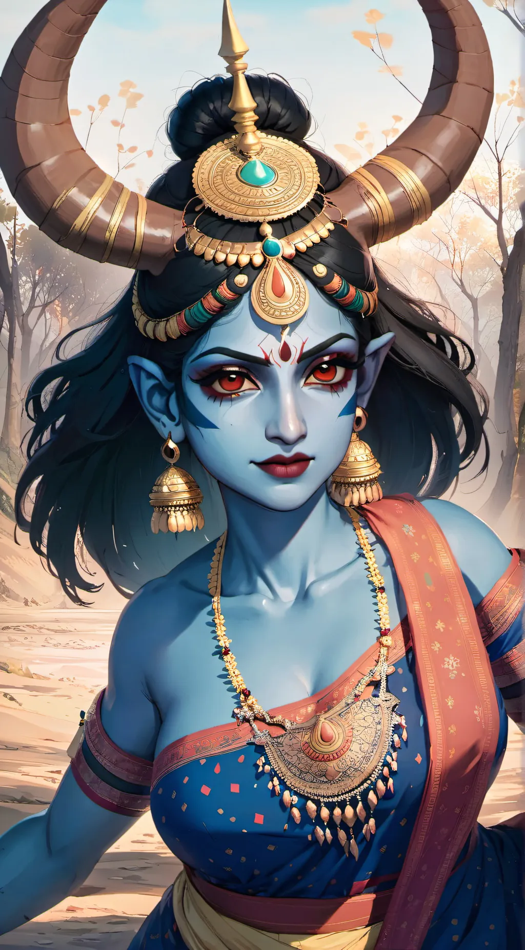 ai character: Rakshasi Maneet background