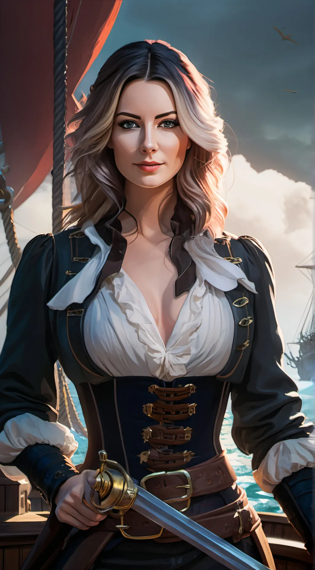 ai character: Coralia Blackwell background