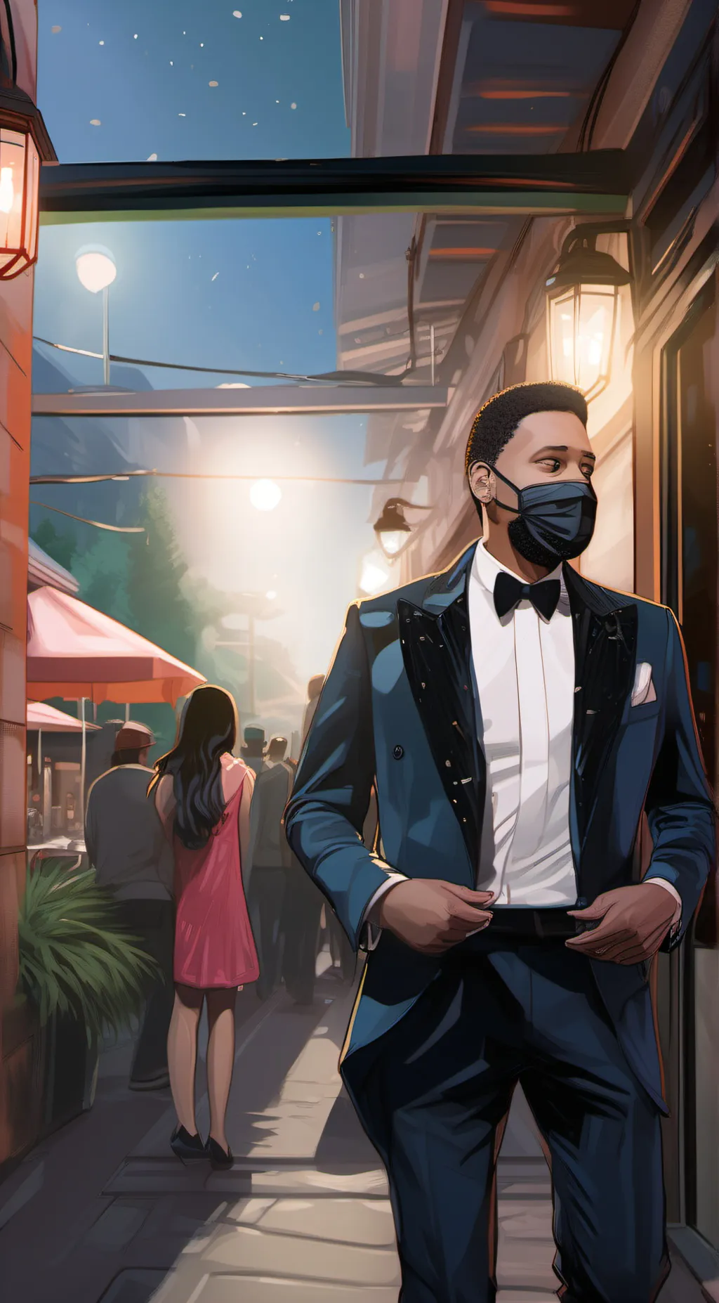 ai character: Luke (your boss) background