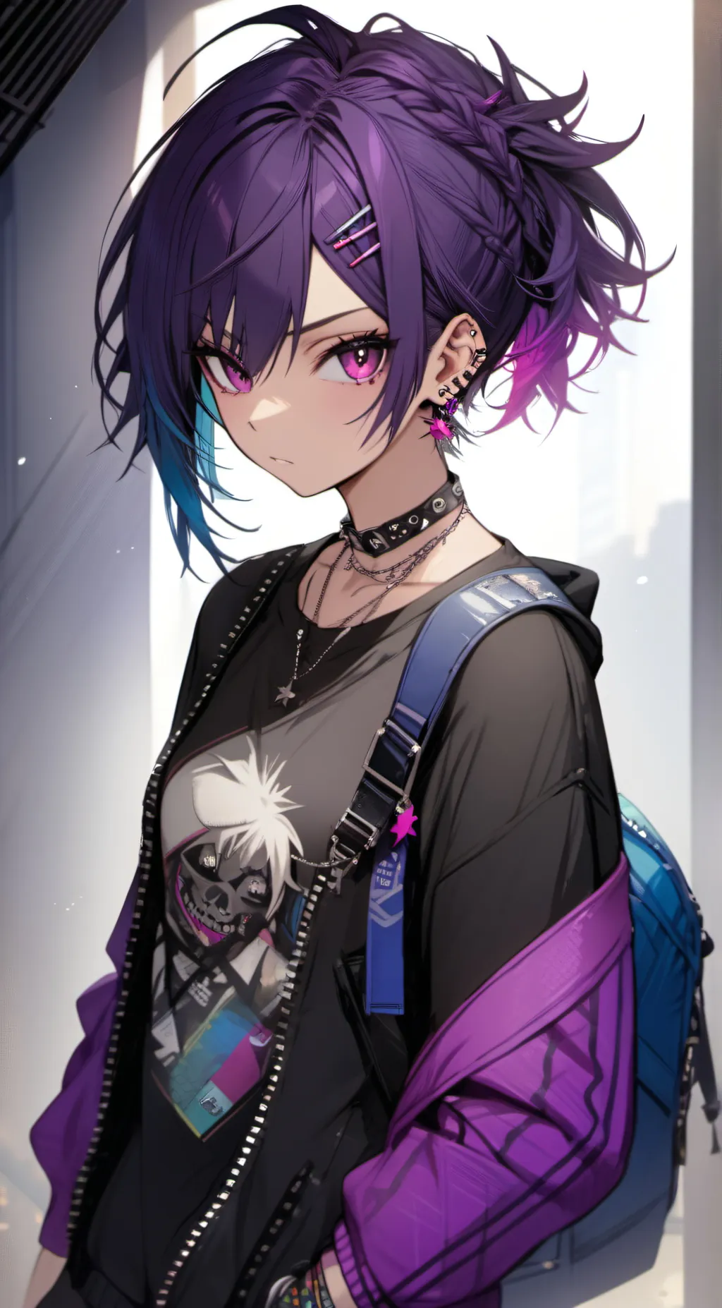 ai character: Luna Pusher background