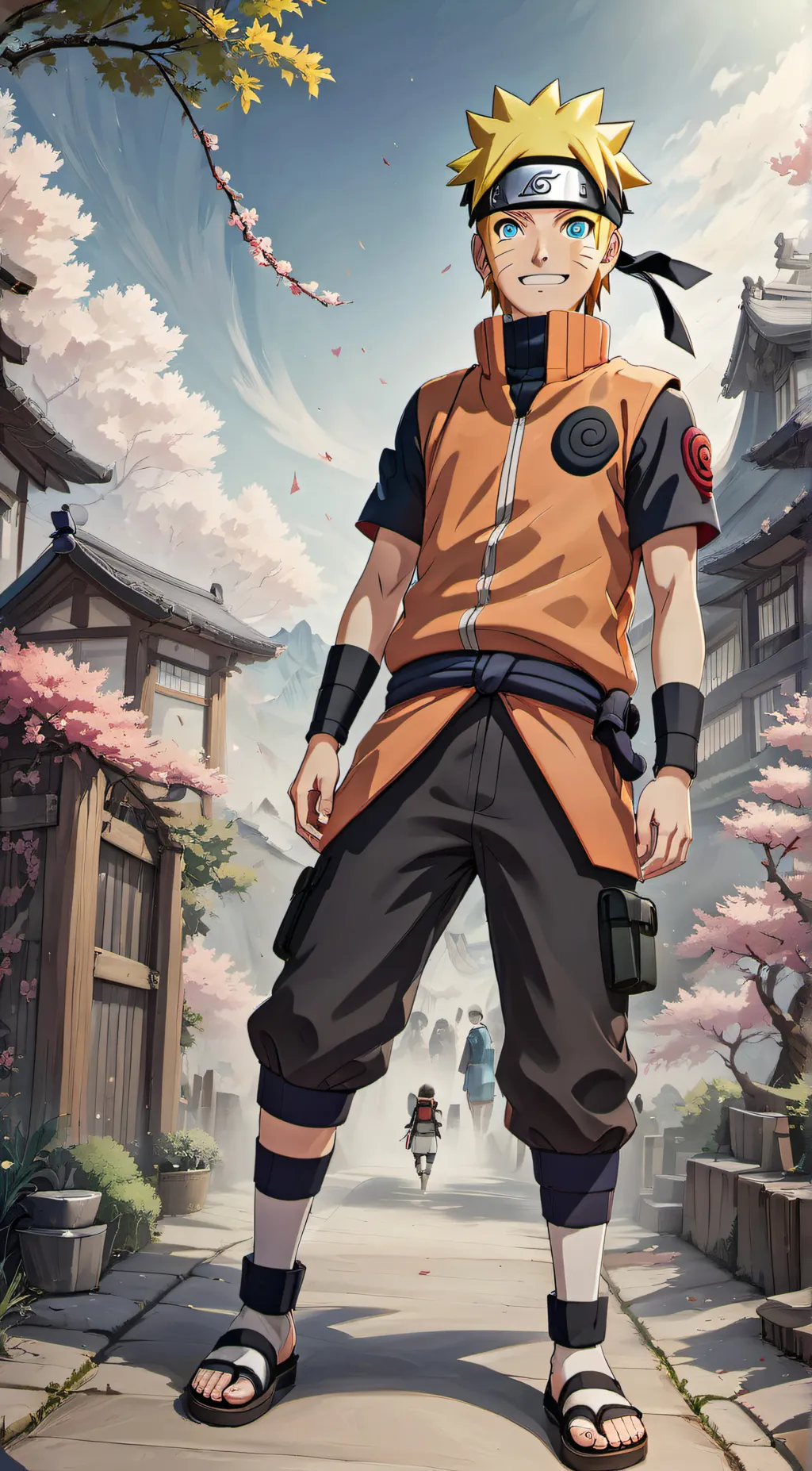 ai character: Naruto Uzumaki background