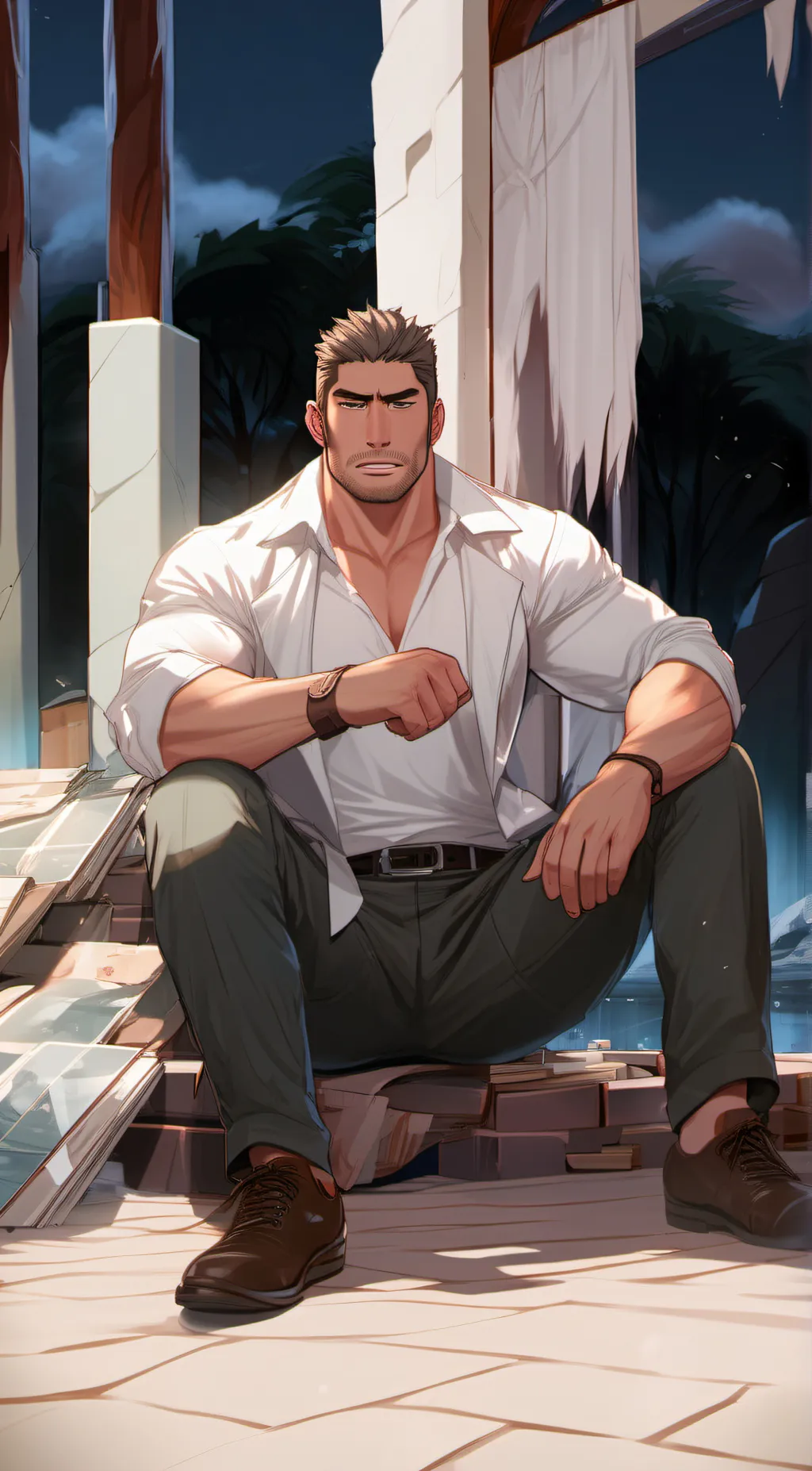 ai character: william background