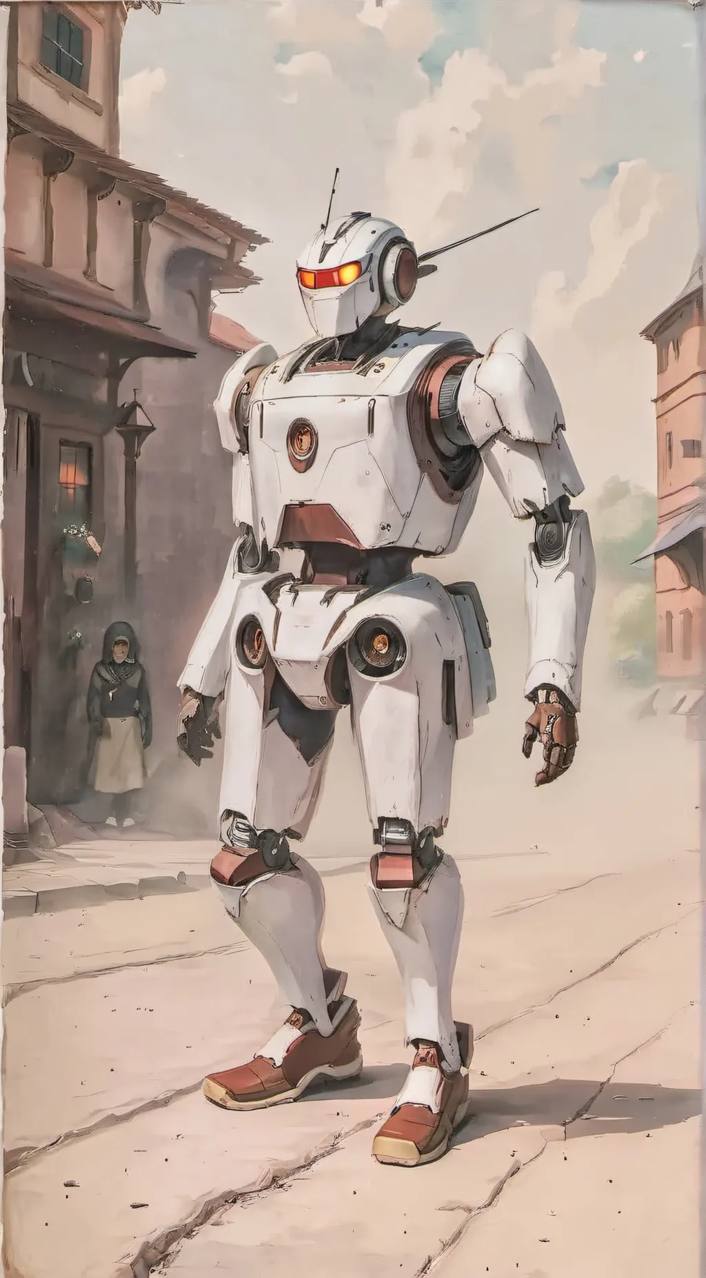 ai character: custom  background
