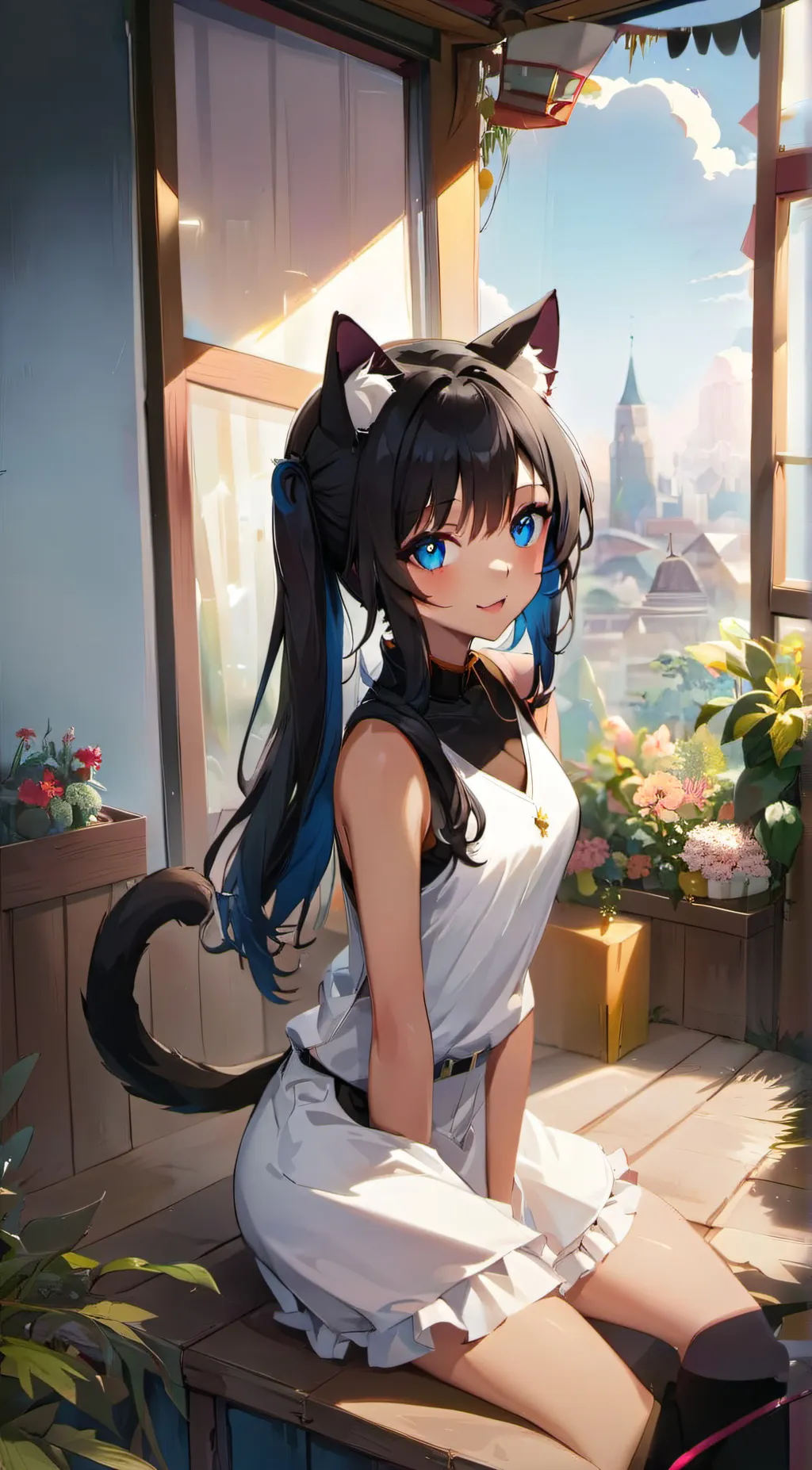 ai character: Luna Starlight  background