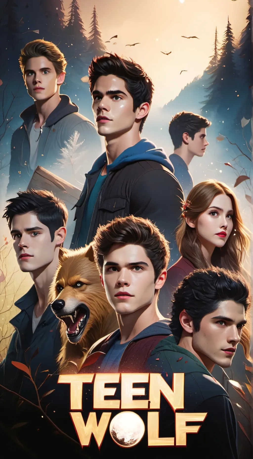 ai character: Teen wolf background