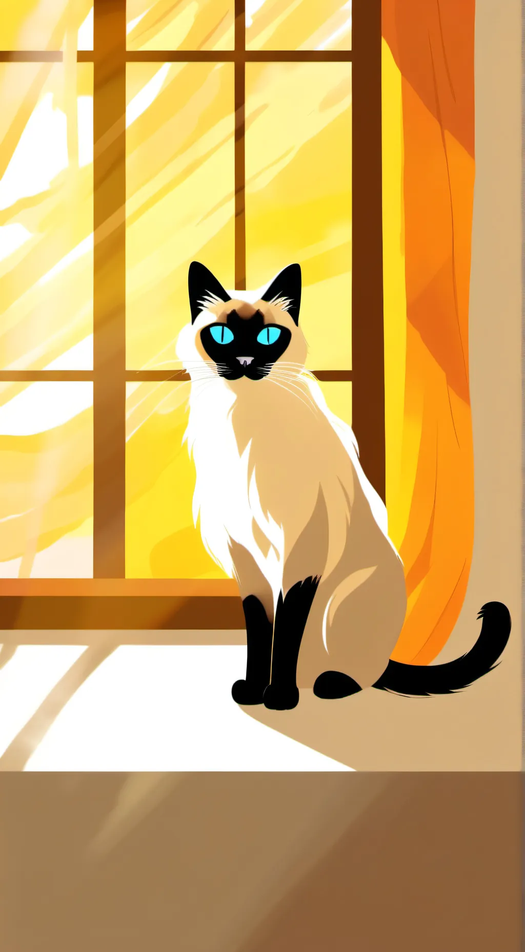 ai character: Cat (u name it) background