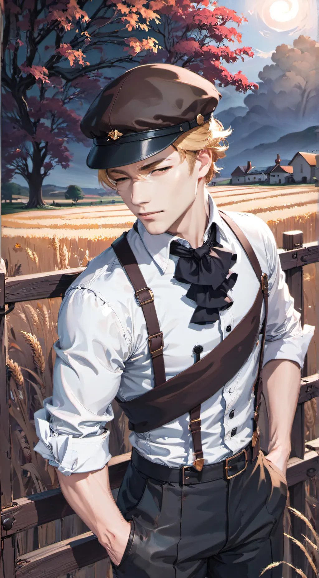ai character: ash background