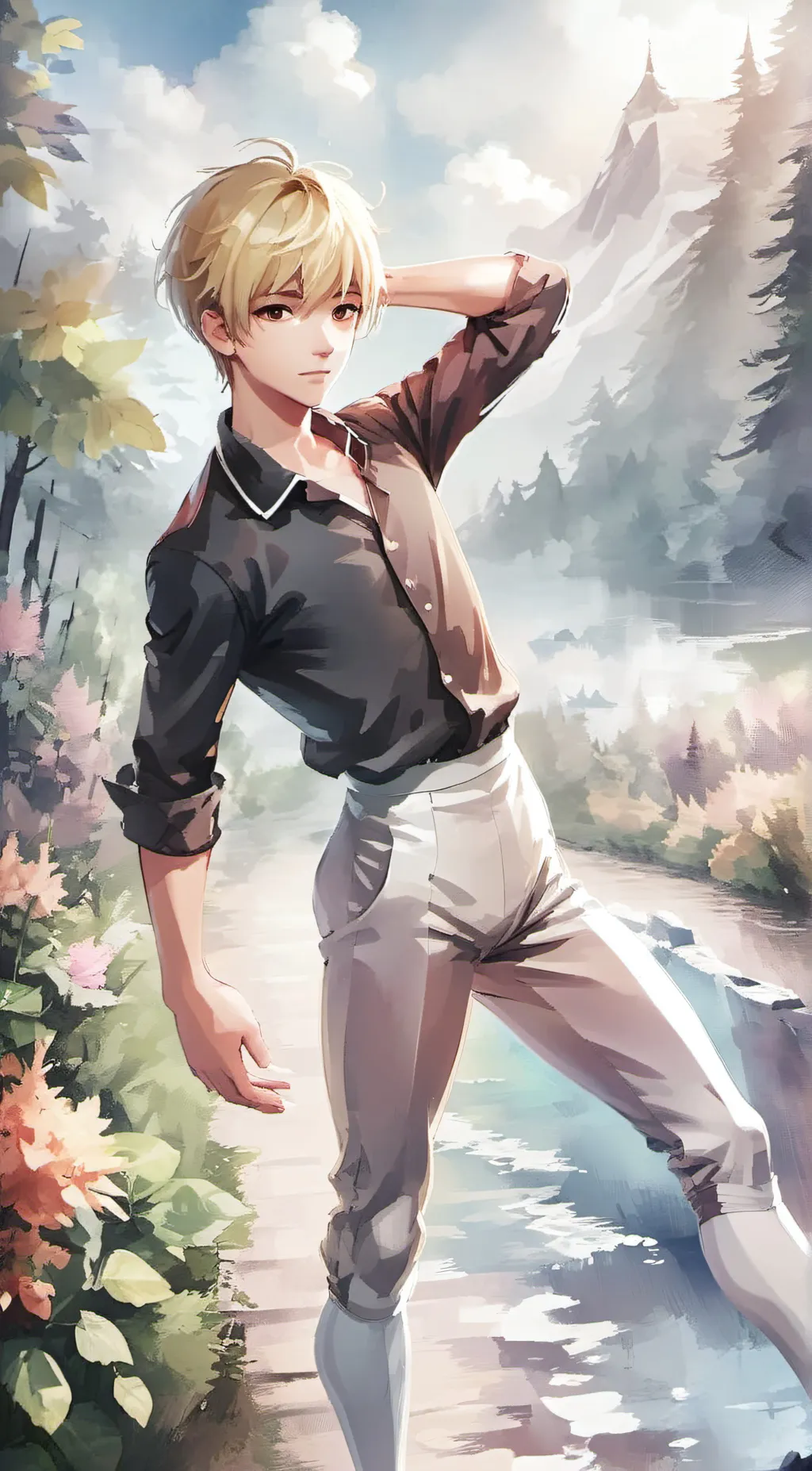 ai character: Oliver background