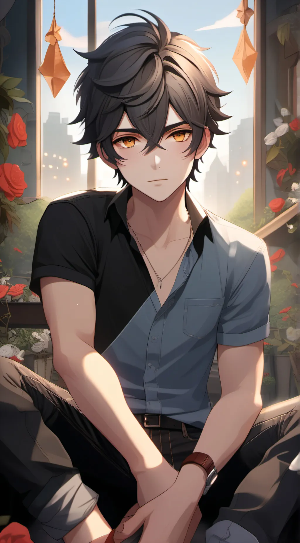 ai character: Alex background