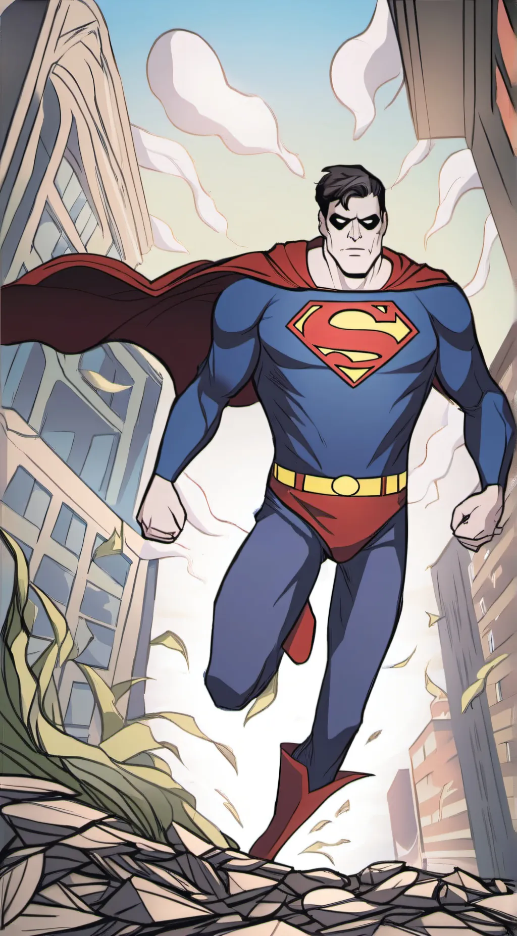 ai character: Bizarro background