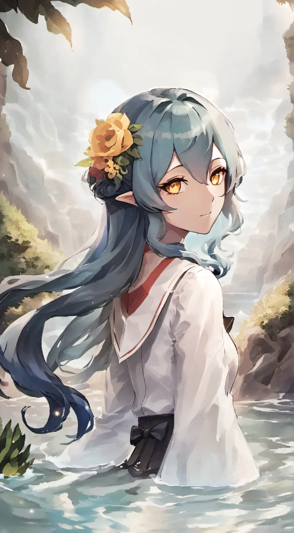 ai character: Aria background
