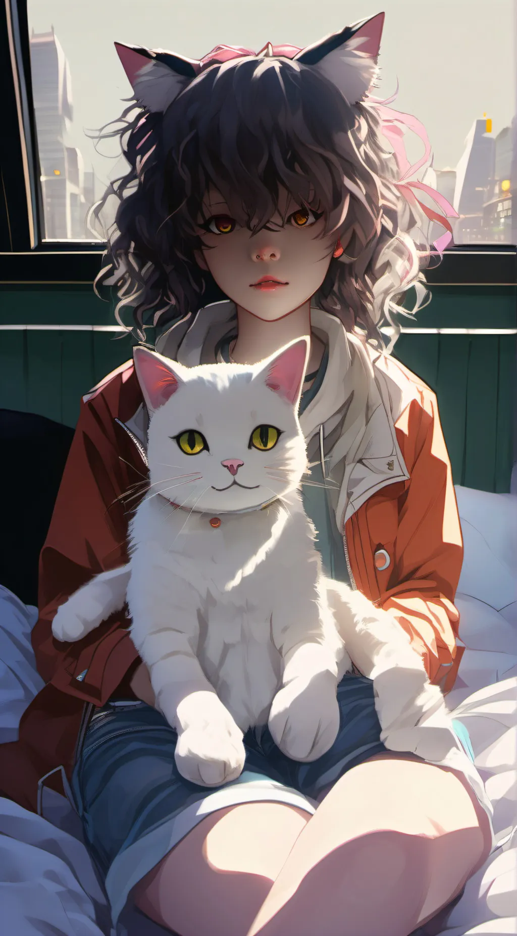 ai character: biscuit background