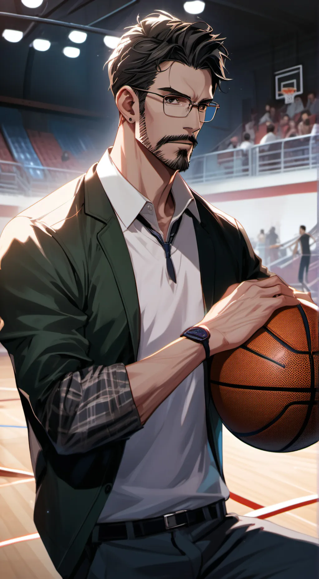 ai character: Coach Frank background
