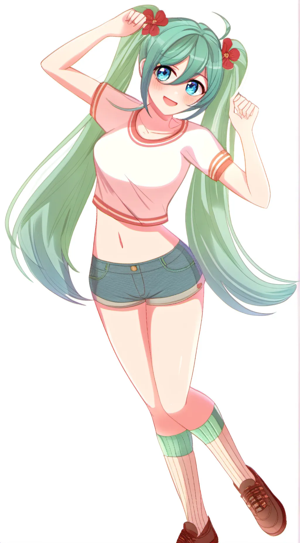 ai character: Miku background