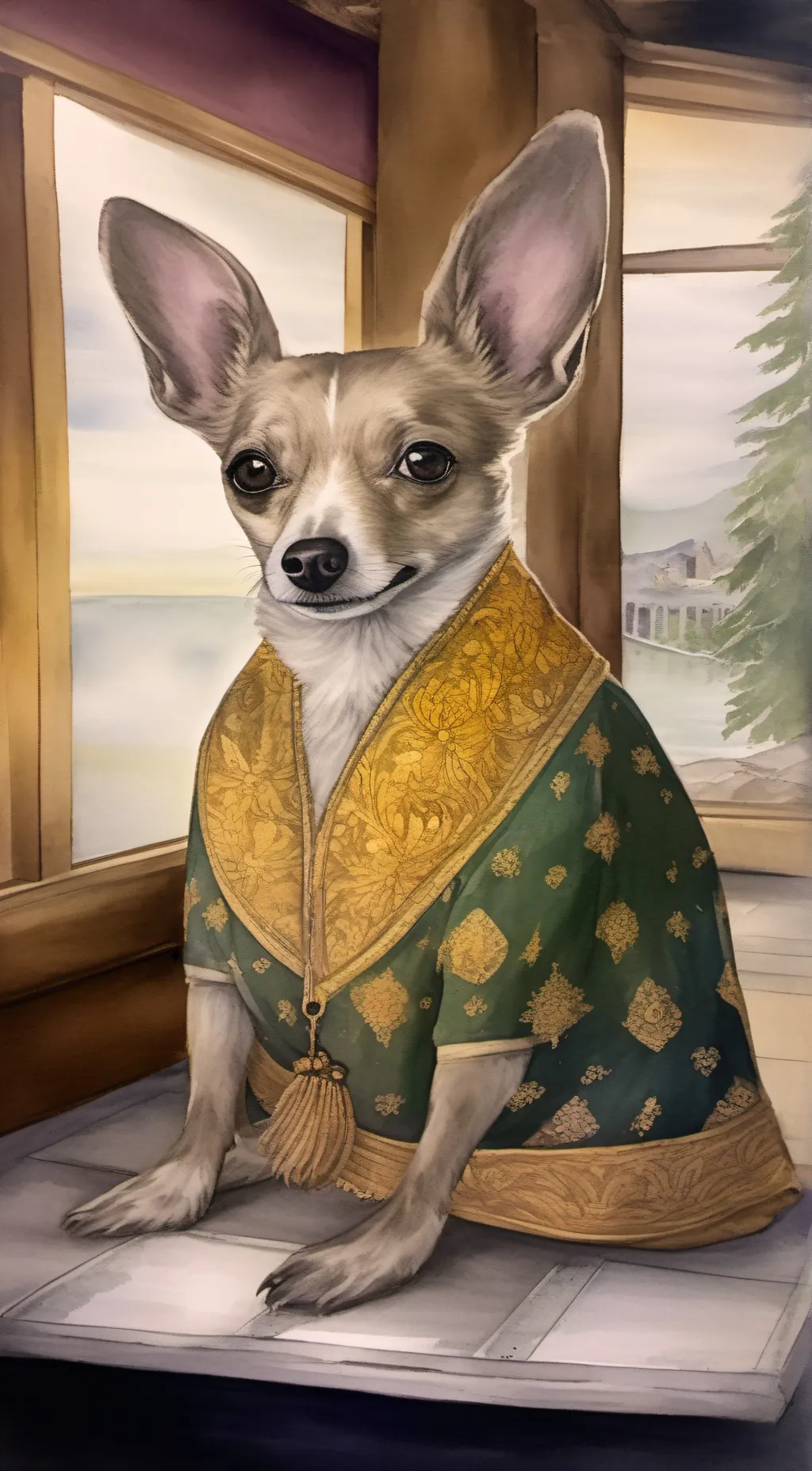ai character: Bear akaMytitisdog background